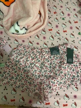 wild fable Pink Floral Elastic-Waist Shorts